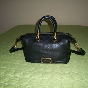 Marc by Marc Jacobs Black LeatherToo Hot To Handle Satchel/Crossbody Bag
